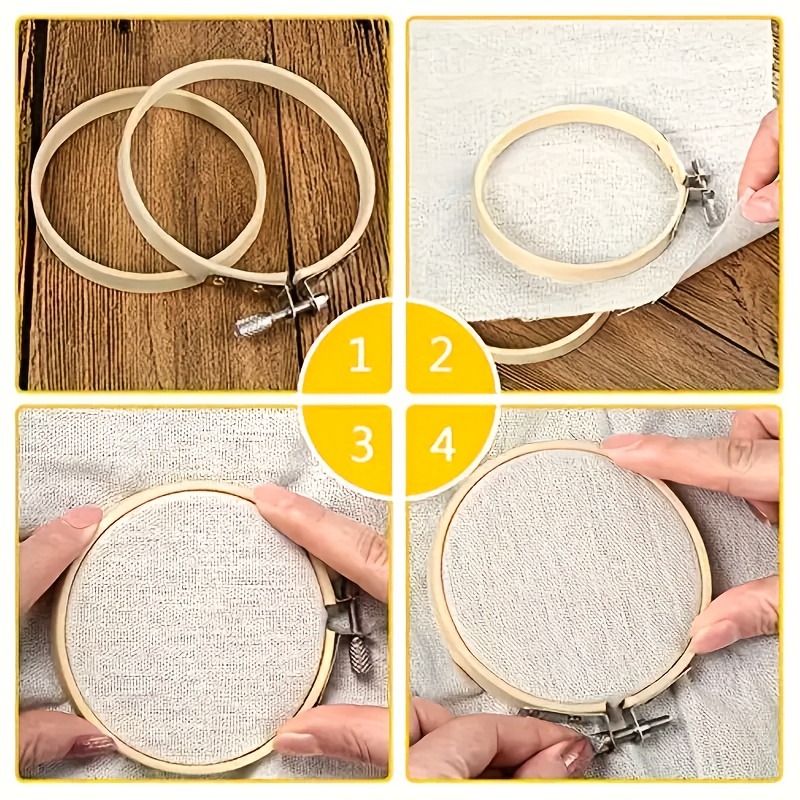 20 Embroidery Hoops Adjustable - Embroidery Ring Sizes 评论和价格