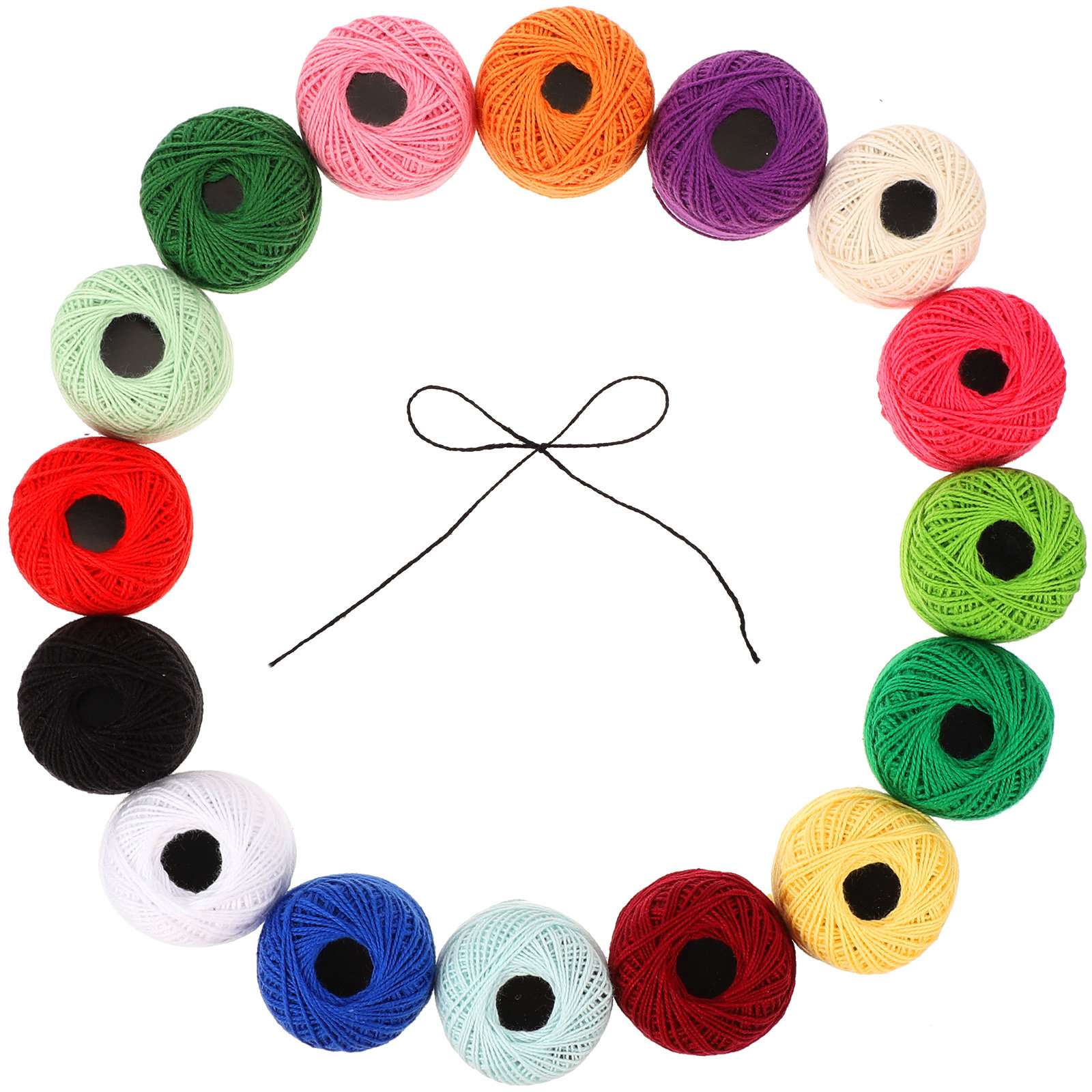 16 Rolls Embroidery Thread Cot - Embroidery Kit 评论和价格