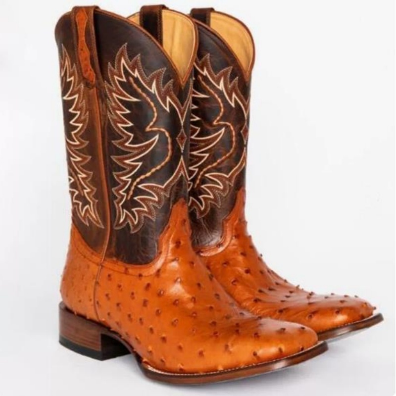 Men High Boots Embroidery Retr - Embroidery Stitches 评论和价格