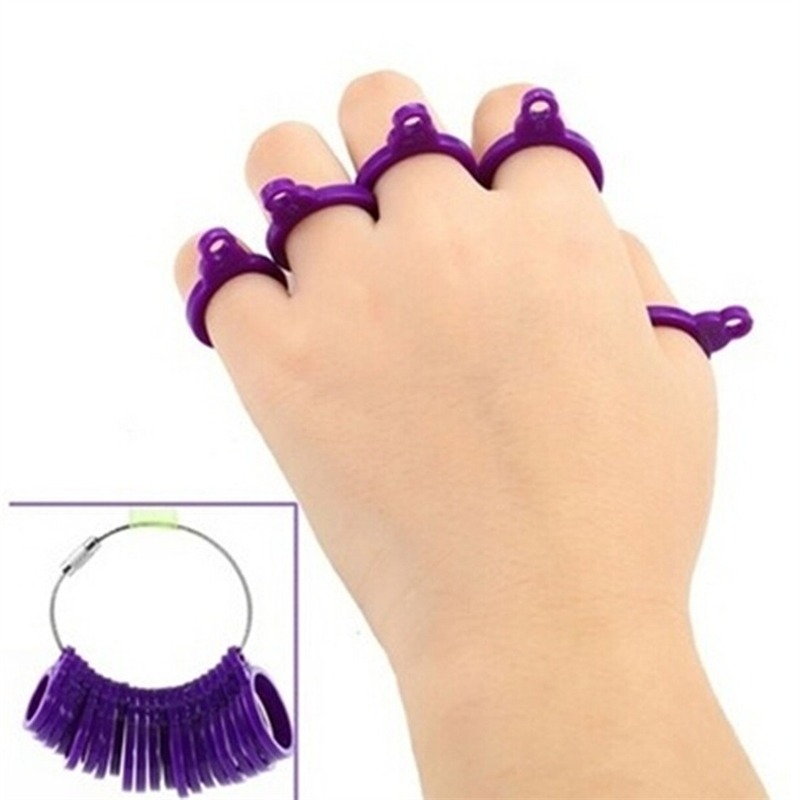 Plastic Ring Jewelry Finger Si - Embroidery Ring Sizes 评论和价格