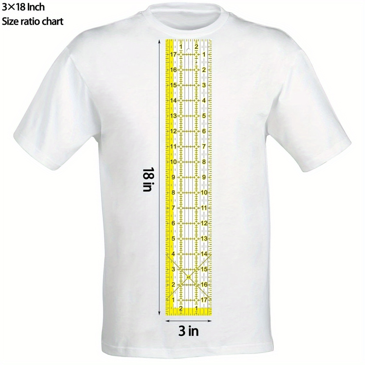 Acrylic Ruler 7 Piece Set, Non - Embroidery Ring Sizes 评论和价格