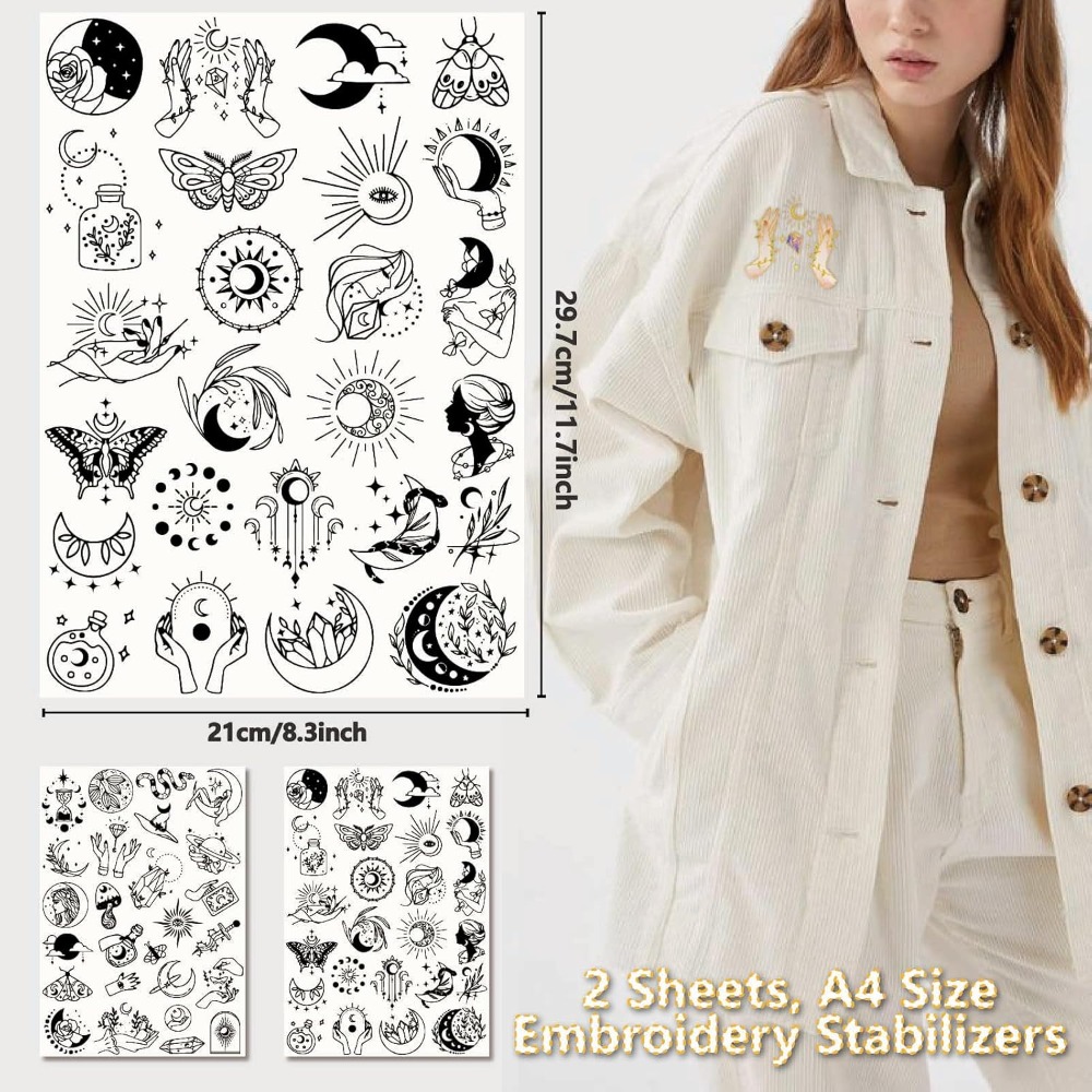 51Pcs Boho Moon Sun Water Solu - Embroidery Water 评论和价格
